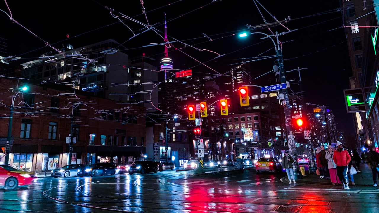 street during nighttime