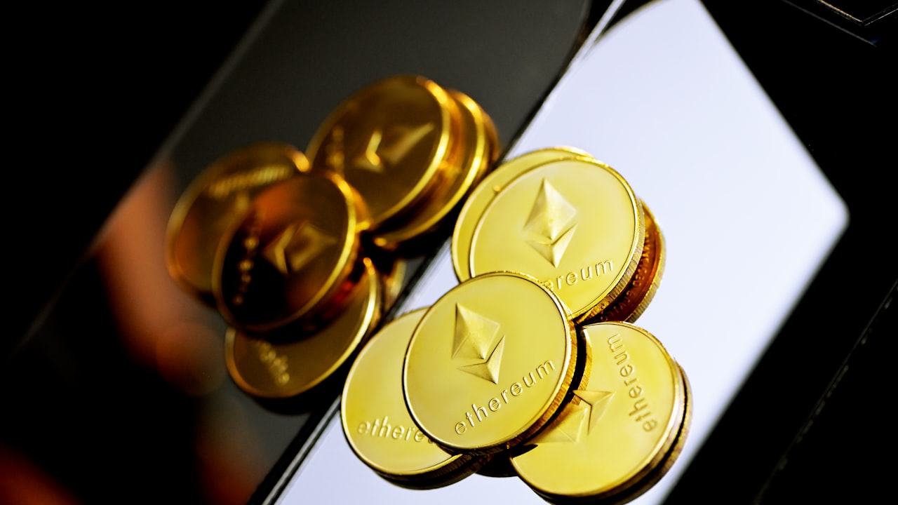 gold and white heart shaped ornament